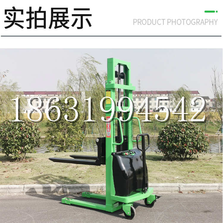 韶关市电动叉车堆高车液压铲车电瓶1吨2吨站驾步行式小型全自动叉车